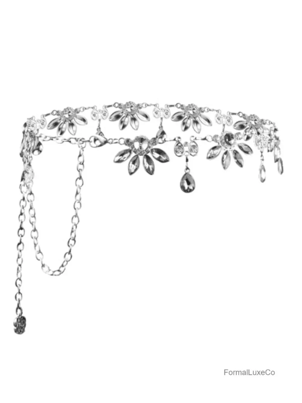 Western Concho Belt with Turquoise Stone Waist Chain for Dresses Jeans Concerts